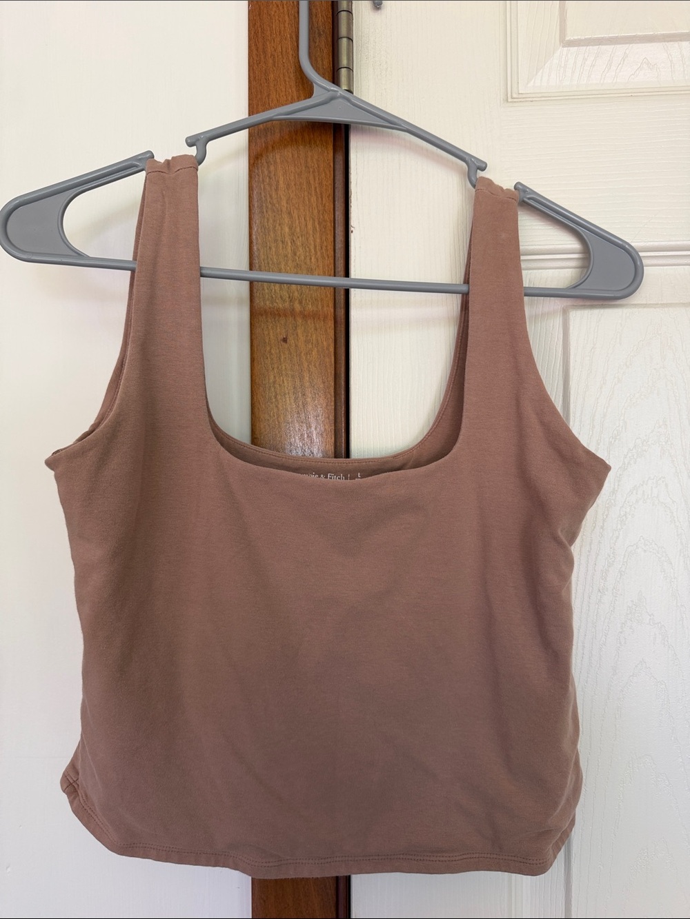 Abercrombie & Fitch Mauve-Brown Scoop Tank Top